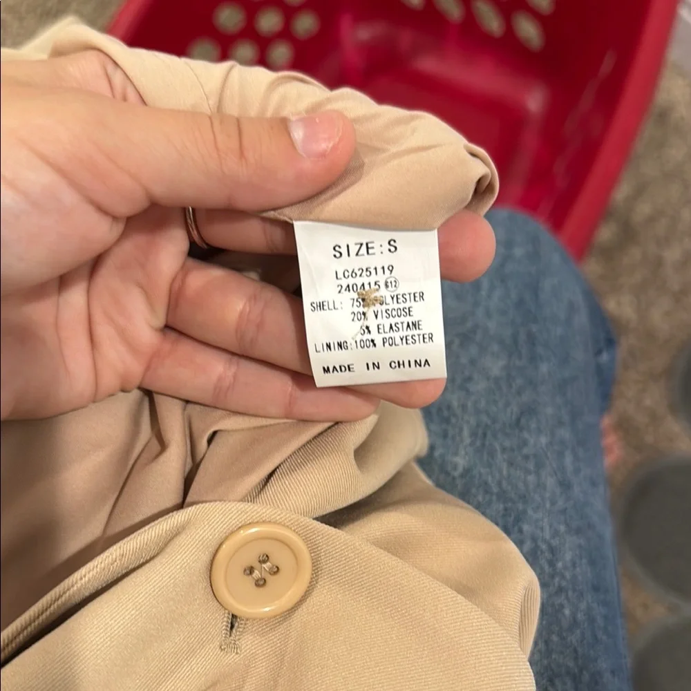 Women's Tan Blazer - Picture 2 of 7